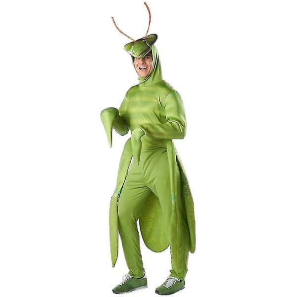 Miman Adult Mantis Jumpsuit, Carnival Party Performance Kostymer