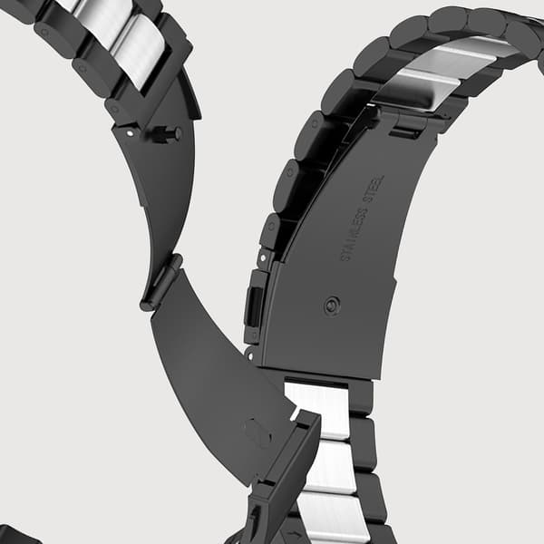 Armband för Huawei Watch GT Runner Stålspänne Svart / Silver