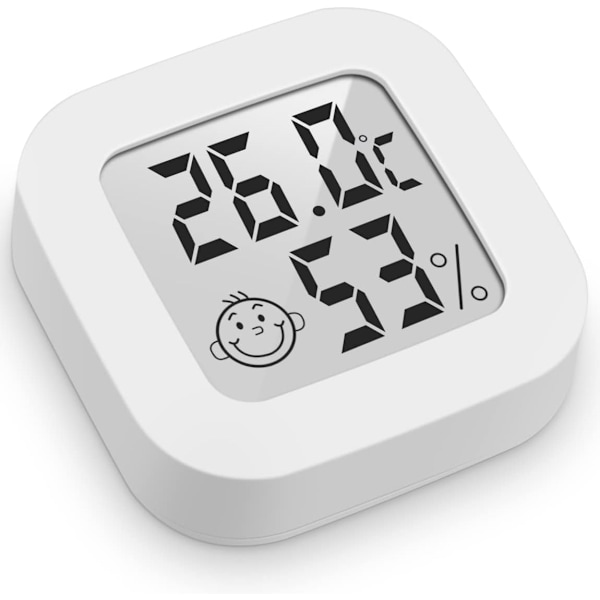 Högprecisions Digital Inomhus Termometer Hygrometer, Temperaturmätare och Luftfuktighetsmätare, Thermo Hygrometer Indikator