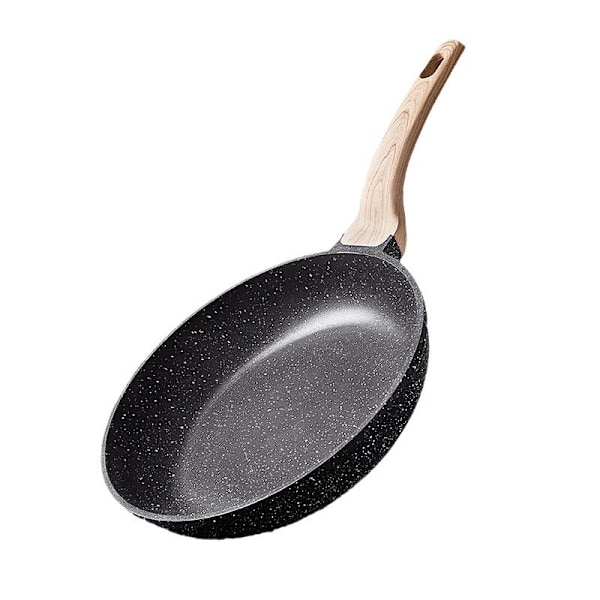 Non-stick stegepander 24 cm granit stegepande stenpander grå