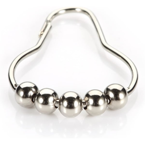 Dekorative dusjforhengskroker rustfrie dusjforhengringer i rustfritt stål