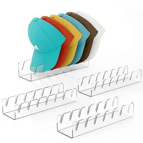 Hat Organizer 2-pak Akryl Hat Display Stand til Skab