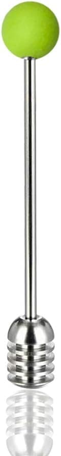 Honningdipper i rustfritt stål, 16 cm honningstavserver for honningkrukke, dispensering og drypping av honning
