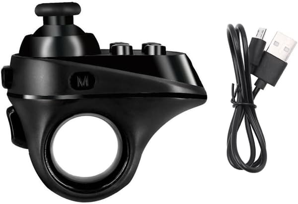 Bluetooth VR-kontroller, trådløs gamepad, ringfjernkontroll, kompatibel med mobiltelefoner og videospill.
