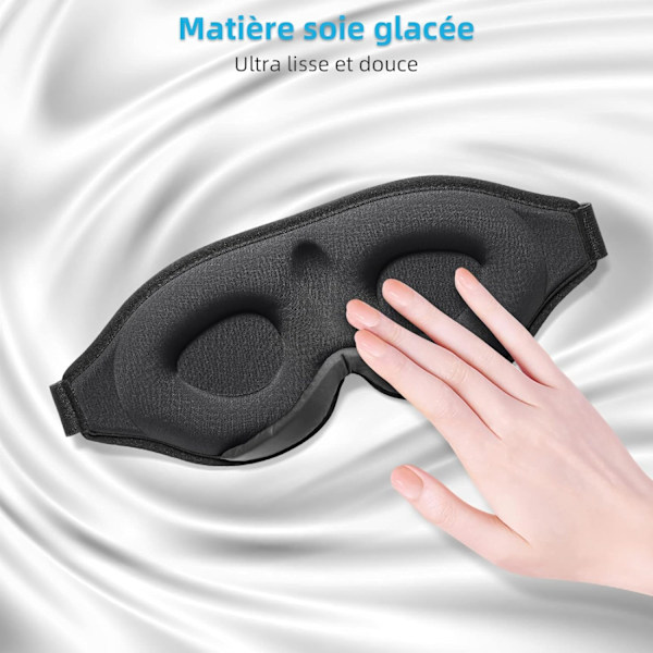 Innovativ sovemaske til mænd og kvinder, lysblokerende sovemaske design til søvn, lur