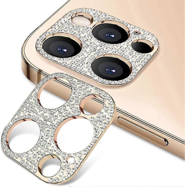 Diamantglitter Kameralinsskydd Kompatibelt med Iphone 13 Pro/iphone 13 Pro Max