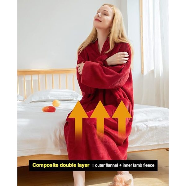 Oversized Hoodie Tæppe til Kvinder Ultra Blødt Behageligt Bærbart Hætte Giant Sweatshirt One Size TV-Tæppe Frontlommer