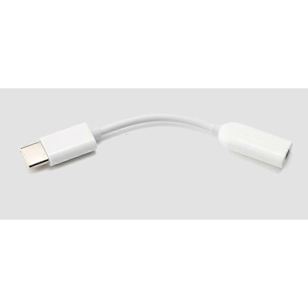 XIAOMI OEM USB Type-C til 3,5 mm lydadapterkabel - Hvid