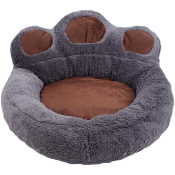Blød kæledyrsseng sofa til katte og små mellemstore hunde Bjørnepote Varm Plys Hund Kat Redeseng Sofa Stor Kæleseng Soveseng Måtte