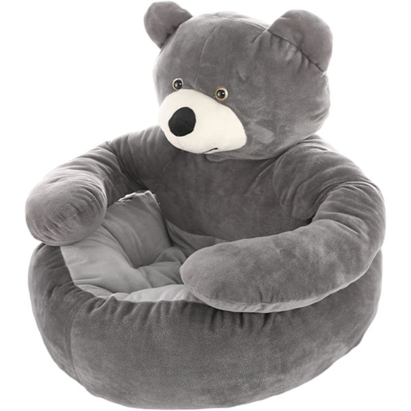 Bjørne Hundeseng, Blød Hvalpe Bjørne Sofa, Vaskbar Teeddyy Bjørne Kæledyrsseng, Bomuldsmåtte Deluxe Katteseng, Knus Bjørne Kæledyr, diameter 55CM