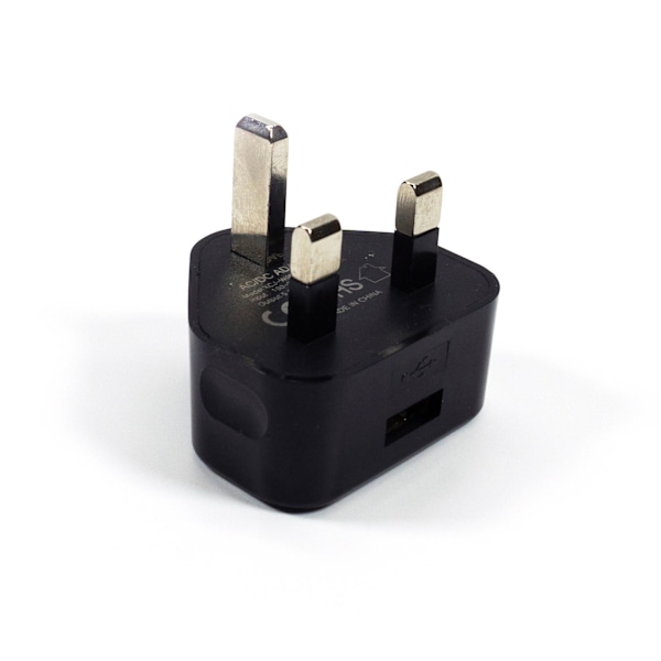 USB-plugg 3-pakning UK 3-pinners, 5V 2.1A USB-lader Pluggadapter Veggpluggkontakt Telefonadapter Flere strømladere Hurtiglading