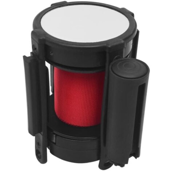 Utdragbar bandbarriär 200 cm Röd