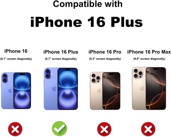 Gennemsigtigt tyndt silikone gel cover til iPhone 16 Plus (Klar)