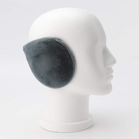 Ørevarmere til mænd og kvinder Klassisk fleece Unisex Vinter Varme Ørekopper Grå