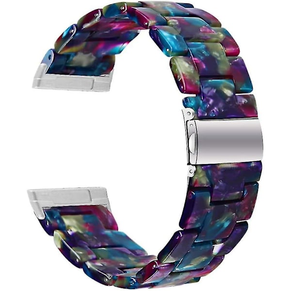 Ersättningsarmband i trendig harts för Fitbit Sense Versa 3 (kompatibel med)