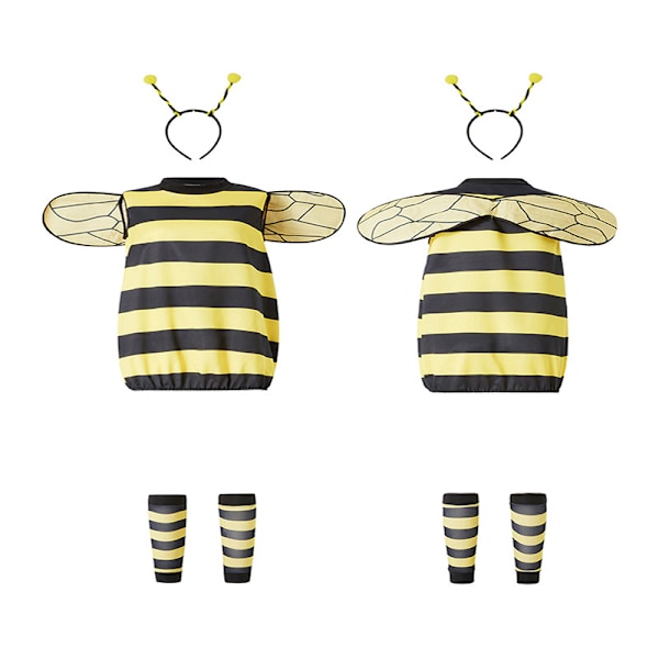 Vuxen Humla Djurdräkt Fest Cosplay Maskeraddräkt Kostym Set Unisex Yellow L