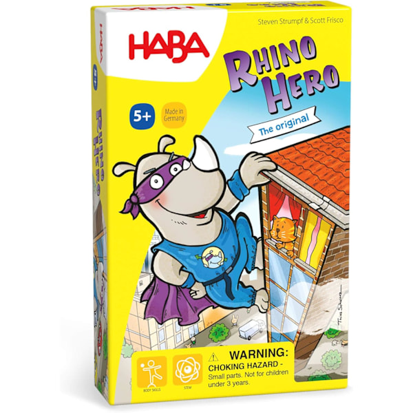 HABA Super Rhino Barnlek Djur Tidig Utbildning Förälder-Barn Interaktivt Brädspel