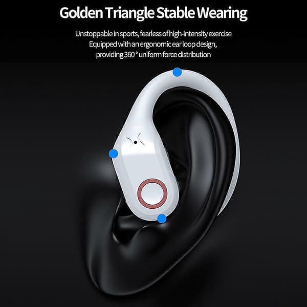 Typ B YW02 Bluetooth In-Ear Headset Hörlurar Trådlösa Hörlurar med Digital Display Laddningsfodral