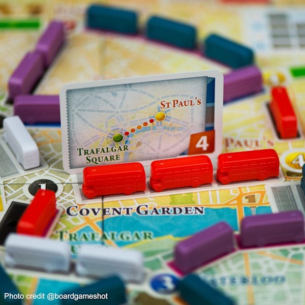 Days of Wonder | Ticket to Ride London brætspil | Alder 8+ | For 2 til 4 spillere | Gennemsnitlig spilletid 10-15 minutter