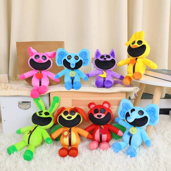 2-pack plyschset - Poppy Playtime Chapter 3 Smiling Critters CatNap plysch och DogDay plysch för barn och vuxna