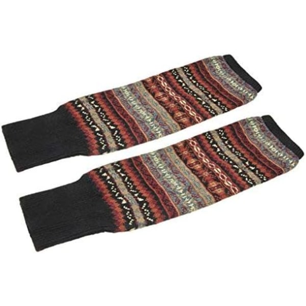Dame Jenter Strikkede Over Knehøye Sokker Vinter Varme Casual Legging Strømpe Tykke Lange Benvarmere