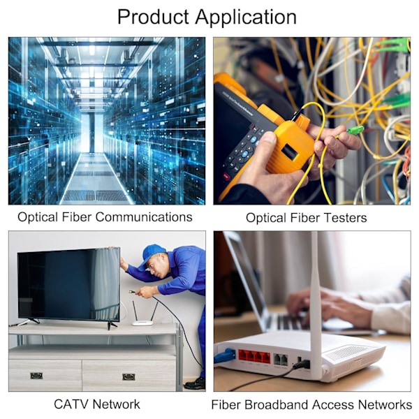 Lc - Lc/Upc Kuituoptinen Kytkin, Multimode Duplex -sovitin, Lc-Lc/Upc, Internet-verkkoliittimelle, 6 kpl