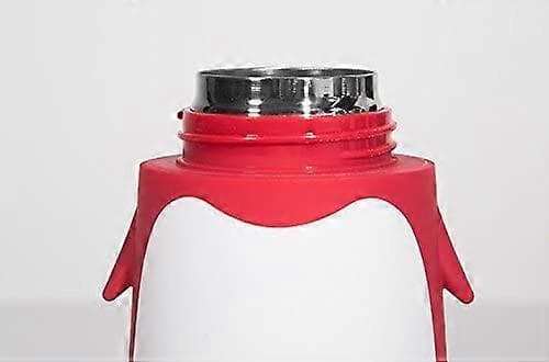 280ml Rustfritt Stål Søt Pingvin Kopp Flaske Vakuum Flaske (rød)