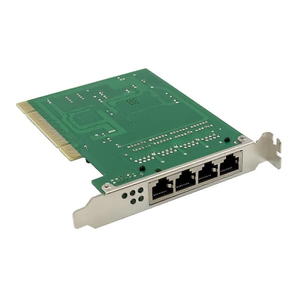 Pci Quad Fast Ethernet Switch Board 100mbps Realtek Pci V2.2 Rtl8305+8100cl Chip