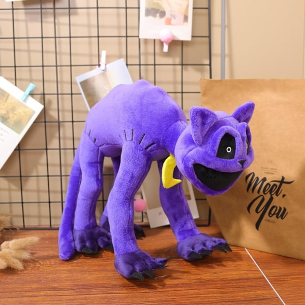 Super monster -pehmolelu, CatNap Plush Smiling Critters -tyynyhahmo sarjan painetta helpottava pehmolelu lahja faneille (30cm)