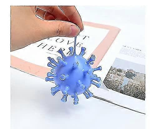 8 stk. Sjov Ny Ventil Legetøj Virusbold Tpr Dekompression Ventil Perler Håndknepet Druebold