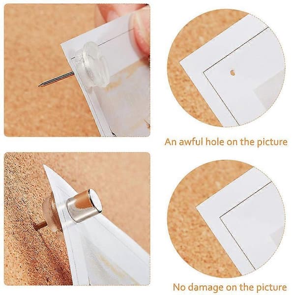 Magnetiske Pushpin Magnetacks Magnet Tegnestifter Plakat- og Bildeoppheng