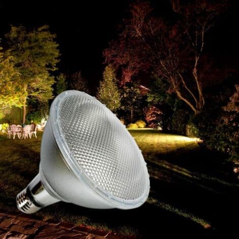 LED pære PAR38 E27 15W 220-240VIP65 Ekstra Varm Hvit