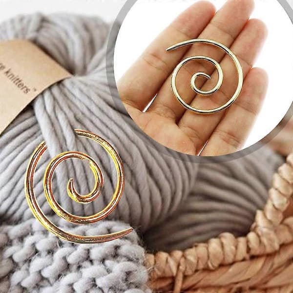Spiral Kabel Strikkepind, Rustfrit Stål