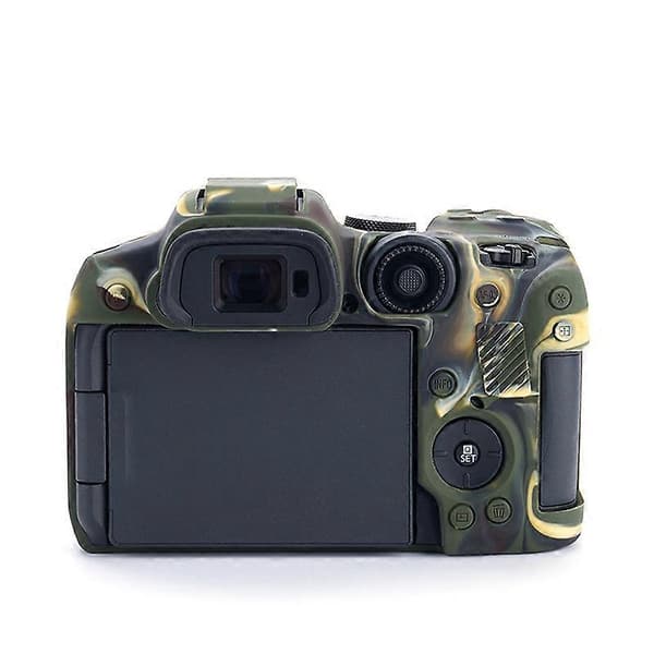 c8z Flexibelt silikonskyddsfodral för Canon EOS R7-kamera, Anti-repa T9g Anti-droppskydd - Ca