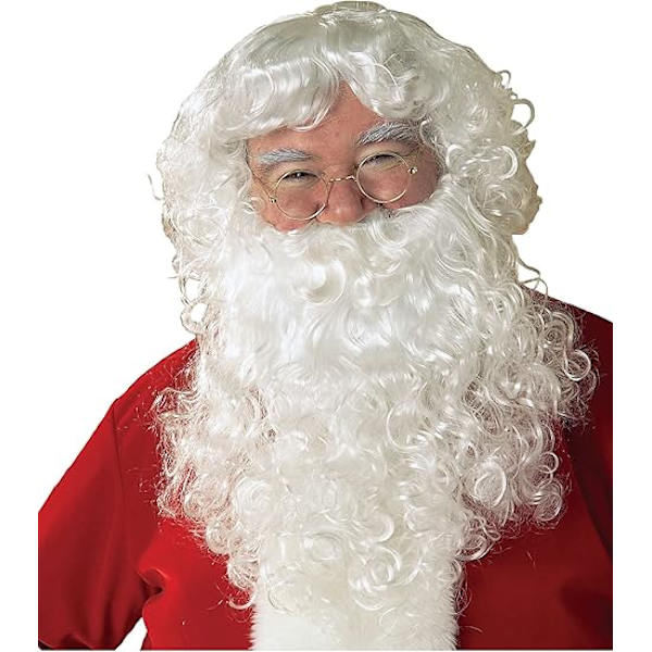 Tomte skägg och peruk set