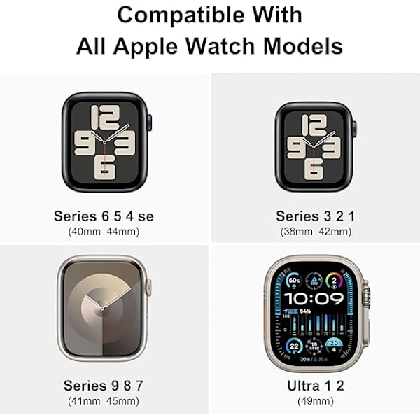 Urrem Konnektorer, Udskiftningsled til Apple Watch 38/40/41mm 10 stk. (guld) 38/40/41mm