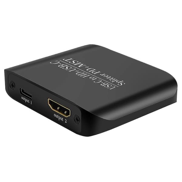 NK-E70 Type-C - HD+Type-C -jakaja 4K 60Hz MST/SST -näyttöadapteri tukee PD-latausta