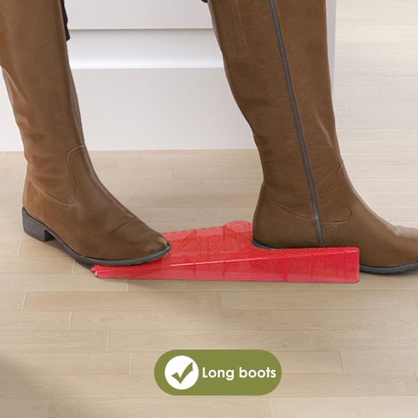 Stövlettdragare för Cowboy Boots, Stövlettdragare för Cowboy Boots | Cowboy Boot Puller, Stövlettdragare - Universal Skodragare, Skrapa Röd