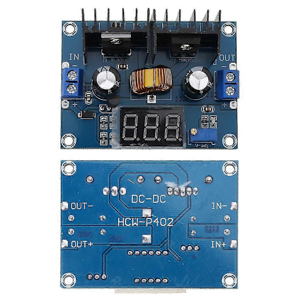 DC-DC Nedtransformator Spänningsregulator DC XL4016E1 Modul Digital PWM Justerbar