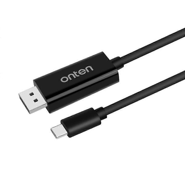 ONTEN OTN-9538 Type-C til DP Kabel 4K HD Video Converter Ledning til MacBook