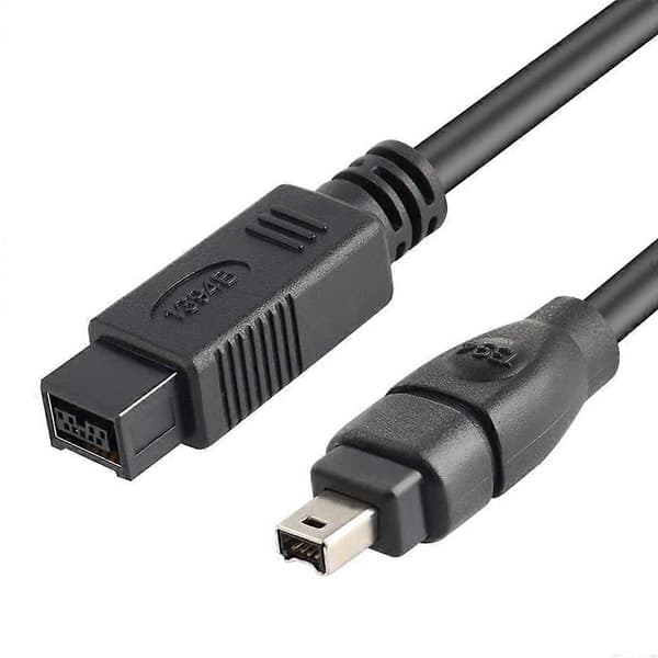 JUNSUNMAY 3m IEEE 1394 FireWire Kabel 800 9-Pin til 400 4-Pin Dataoverførselsadapterledning