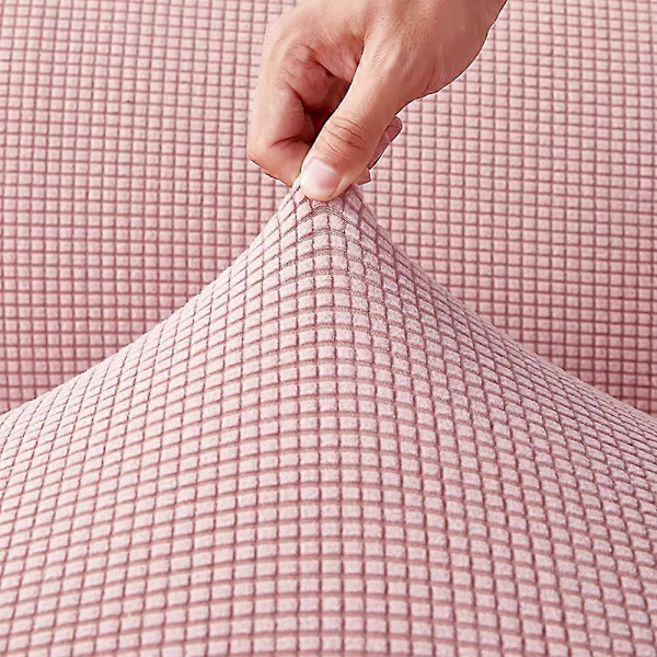Sofabetræk uden armlæn Strækbart sofabetræk pink