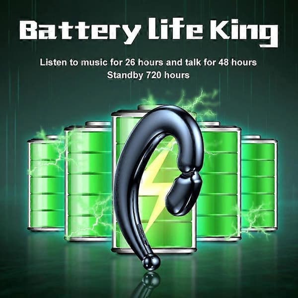 Typ B M520 Benledningshörlurar TWS Bluetooth Öronkrok Hörlurar Trådlöst Stereoljud Headset