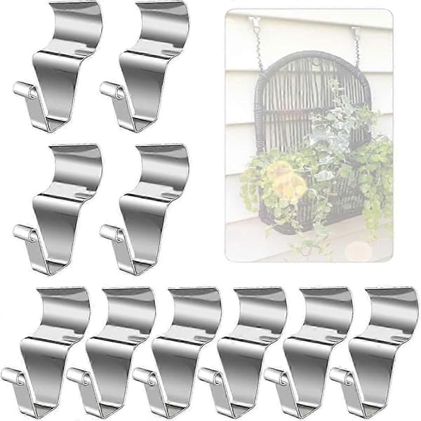 20 stk. kroge i rustfrit stål til kraftige kroge til vinylfacade p