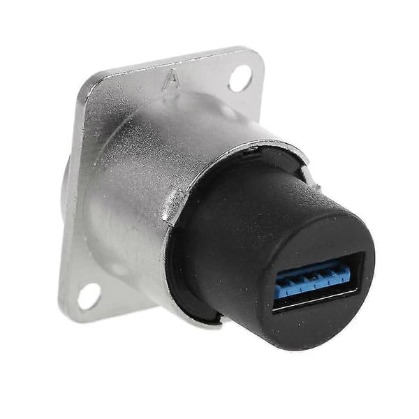 Usb3.0 Vandtæt Konnektor, Zink Legering Hus Panelmontering Hun til Hun