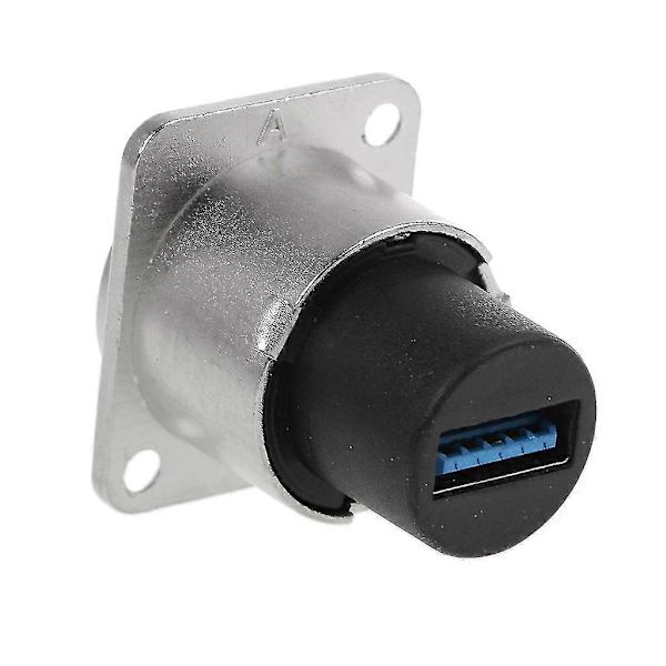 Usb3.0 Vanntett Kobling, Sink Legering Hus Panelmontering Hunn til Hunn