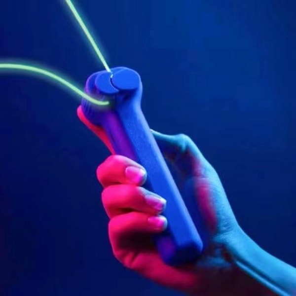 Selvlysende Loop Lasso, tau-utskyterpropell, Loop Lasso-strengskyter