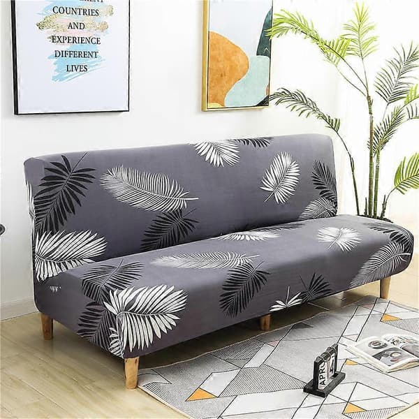 Stretch Sofföverdrag 3-sits, Sofföverdrag för Fällbänk utan Armstöd 190-220cm 1 st