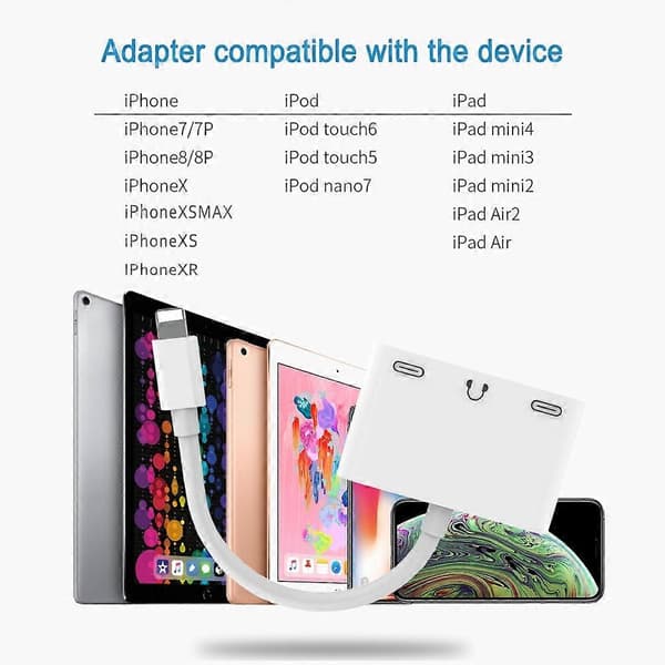 Kabler og adaptere for iPhone 12 mini 5,4 tommer