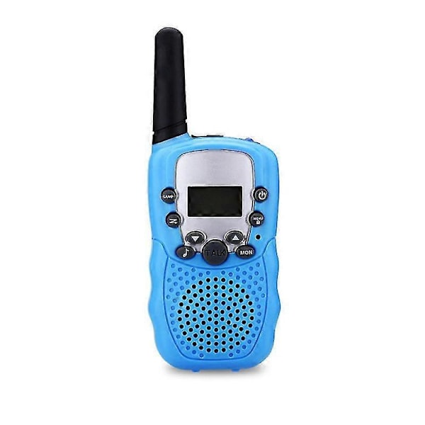 T388 Børne Walkie Talkie 1 Par, 2-5km Lang Rækkevidde Kommunikation Lommelygte Legetøjsgave Til 3-12 Årige Børn Fødselsdagsgave